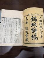 錦城遺稿 三卷 三冊揃