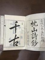 枕山詩抄 初編三巻 二編三巻 三編三巻 九冊揃