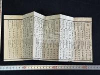 懐中御参勤割早見 1帖