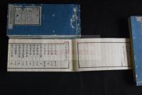 近代名家著述目録　内題「本朝諸名家著述書目録」　横本木版摺五冊揃　奥付無が恐らく天保7版