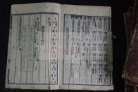 大廣益會玉篇, 30巻　寛永辛巳 [1641]年　林甚右衛門刊本　木版摺7冊揃　原装栗表紙