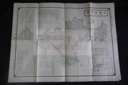 三重県全図 三拾六万分壱　三重県統計書付録　明治26年三重県庁版　色入銅版図