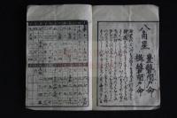 星傳日用集 (にちやうしう)　幕末明治時代木版摺り1冊揃　星相図入