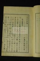 立憲政體略 木板摺一冊揃 卷頭二丁藍刷
