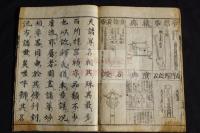 仏像図彙・佛像圖彙・仏神霊像図彙　三巻本 元禄3 [1690] 序跋　木版摺り合本一冊揃　付録無目録共揃最初版か　