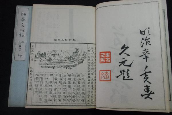 訥庵文鈔 訥菴文詩鈔 : 附貞荘歌抄 明治44年活板 和裝二冊揃