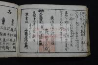 新撰呪咀調法記大全　天保13年山城屋佐兵衛版 明治摺一冊揃　小型横本