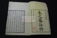 朱之蕃詠物 詠物詩 (明)朱舜水著 漢詩集 木板摺一冊揃 明末清初の人