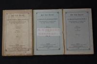 SAMANTAPĀSĀDIKĀ Buddhaghosa's commentary on the Vinaya Piṭaka 高楠 順次郎 他著  巻1-3 1924-1930年元版　活版3冊