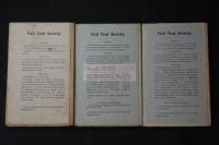SAMANTAPĀSĀDIKĀ Buddhaghosa's commentary on the Vinaya Piṭaka 高楠 順次郎 他著  巻1-3 1924-1930年元版　活版3冊