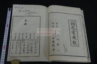 姓序考 文化11年序刊本 木板摺一冊揃
