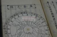 日東通暦 2巻 享保17年刊本 宝暦摺か 木板摺二冊合本一冊揃 天度圖説