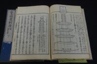 皇圀度制考 2巻 幕末刊本 二冊揃 慶応間旧蔵者跋文入 百万塔他版画有