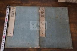 大疑録 2巻　貝原篤信著　弘化3年菱屋孫兵衛刊本 木板摺二冊揃 春台先生読損軒先生大疑録 付