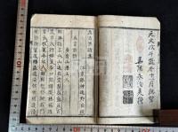 孟浩然詩集 (唐)孟浩然[撰] 元文四年(1739)和刻本 木板摺一冊揃 袖珍本