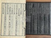 板木三種 日中鮮板木見比べ　(日)玉池吟社詩 弘化二年刊本 （中）素園石譜 図本叢刊 1923年上海刊本 （朝鮮） 塤篪両先生文集 18世紀か