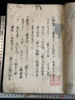 和歌千世草 約江戸後期写本  大判一冊揃　福井久蔵旧蔵 「瑶光書屋蔵書」印有 