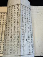 矛盾問答 書口「矛盾問答」「豈欺塾蔵」 阿波(徳島県) 藤田丹岳 著 近世木活字本 大和綴一冊揃 内容は四書論