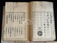 律原發揮一卷 中根元珪著 元禄5年刊本 木板摺一冊揃 曲尺他図入 江戸初期楽律書