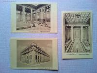 新築記念　株式会社　　三井銀行本店　絵葉書
4枚　袋付き