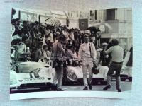 映画「栄光のル・マン」　スチール写真1枚　ロビーカード1枚　パンフレット