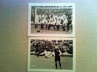 映画「勝利への脱出」　ロビーカード6枚　シルヴェスター・スタローン
マイケル・ケイン　ペレ　　監督ジョン・ヒューストン　1981年