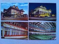 【絵葉書】　歌舞伎座の美観　原色版8枚　袋付き
銀座　上方屋本店発行