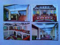 【絵葉書】　歌舞伎座の美観　原色版8枚　袋付き
銀座　上方屋本店発行