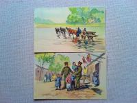 【絵葉書】満州事変記念絵葉書　5枚　袋付き
愛国恤兵財団助成会発行