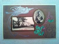 【絵葉書】皇太子殿下行啓記念葉書　明治44年　北海道旭川町発行
2枚　袋付き