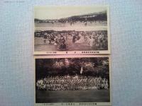 【絵葉書】　麹町区夏季林間学校絵葉書　昭和二年八月
2枚　袋付き