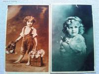 【絵葉書】愛らしき西洋子供　第14集　6枚　袋付き