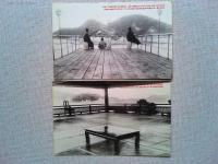 【絵葉書】備後鞆の浦　対山館　絵葉書　5枚　袋付き