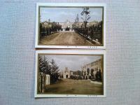 【絵葉書】甲府中学校建築落城　創立五十周年記念　絵葉書
4枚　袋付(袋の裏面は甲府中学校構内配置図になっています)