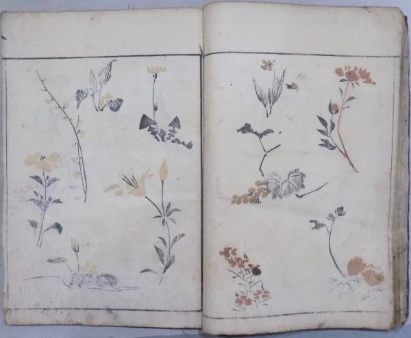 Sōka Ryakugashiki 草花略画式 | artist Keisai Masayoshi 恵斎