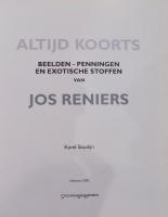 JOS RENIERS」／ヨス・レニエ（ジョス・レニエール）／オランダの彫刻家／彫刻、メダル、染色作品など／2冊