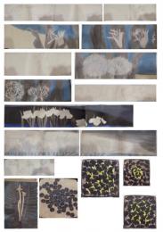 漆芸資料／人間国宝／音丸耕堂・音丸淳関係資料／写生、スケッチ
、図案、下絵など／音丸淳イタリア留学時のスケッチあり／約120
点