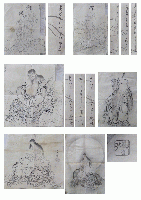 絵画資料／桑名／尾張／ヤマト絵／「帆山花乃舎・山本家大和絵絵画資料」／習画、下絵、摸写など／花乃舎、雲游、鶴僊他／約180点