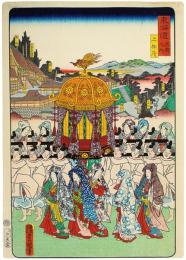 東海道名所之内　上加茂
