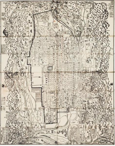 洛中洛外町々小名 京町御絵図細見大成 / 古本、中古本、古書籍の通販は