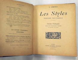 Les Styles Enseigne par l'Exemple Syles Français.　リボニ：図解フランス古典様式の伝授
