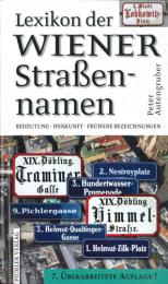 Lexikon der Wiener Strassennamen.　ウィーン街路辞典