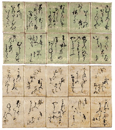 江戸期 歌留多 伊勢物語 かるた 骨牌