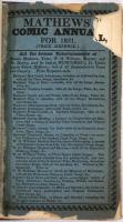 Mr. Mathews' Comic Annual, 1831-1833.　マシューズ氏のコミック年鑑　1831～1833年