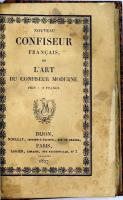 Nouveau Confiseur Francais, ou l'Art du Confiseur moderne　新フランス菓子　あるいは現代菓子職人の技術（初版） レイモン・オリヴェ旧蔵