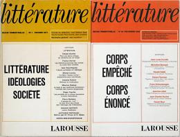 Littérature. Revue Trimestrielle.  「リテラチュール」誌　1-60号（1971-1985年）のうち22冊