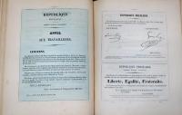Les murailles révolutionnaires de 1848 : collection des décrets, bulletins de la République, adhésions, affiches, fac-simile de signatures, professions de foi, etc.