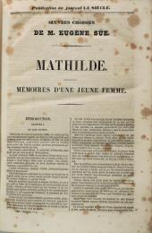 Le Siècle: Oeuvres Choisies de Eugène Sue.　ウジェーヌ・シュー著作集