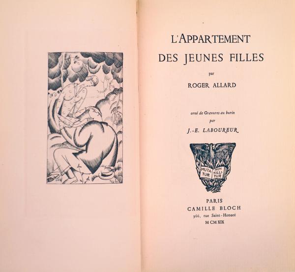 L Appartement Des Jeunes Filles ラブルール画 アラール 娘たちのアパルトマン 限定570部 Laboureur J E Allard Roger 臨川書店 古本 中古本 古書籍の通販は 日本の古本屋 日本の古本屋 L Appartement Des Jeunes Filles ラブルール画 アラール 娘たちのアパルトマン 限定570部 Laboureur J E Allard Roger 臨川書店 古本 中古本 古書籍の通販は 日本の古本屋 日本の古本屋