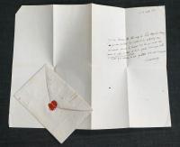 サント=ブーヴ自筆書簡　 Autograph letter signed by Charles Augustin Sainte-Beuve / Lettre autographe signée par Charles Augustin Sainte-Beuve